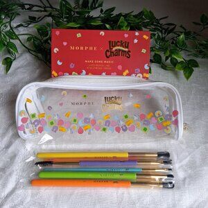 Morphe x Lucky Charms 'Make Some Magic' 6-Brush Set w/ Zipper Brush Bag